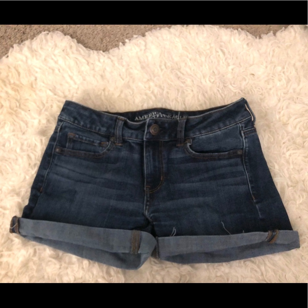 American Eagle high waist stretch shorts